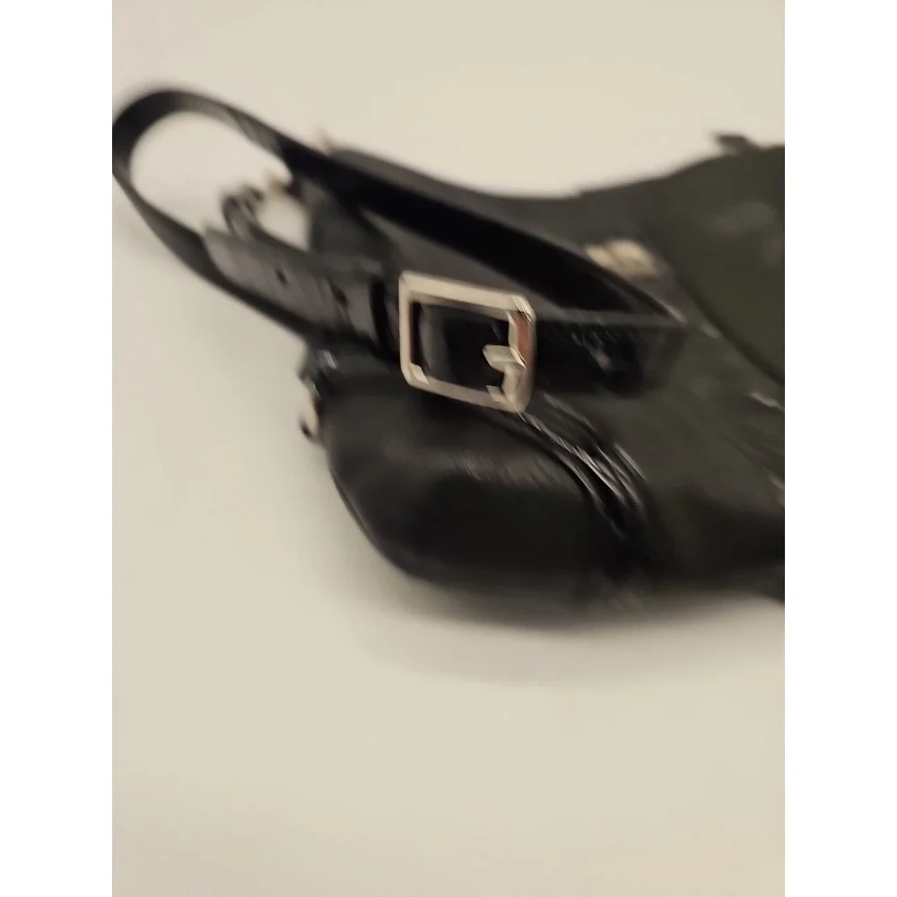 COACH 46913 CHELSEA LEATHER MINI SHOULDER BAG BLACK